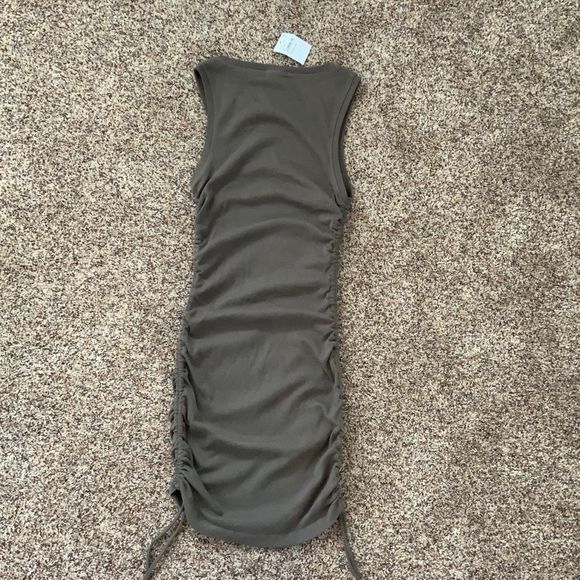 Good American Ruched Mini Tank Dress in Sea Turtle Size 2/M - Picture 4 of 7